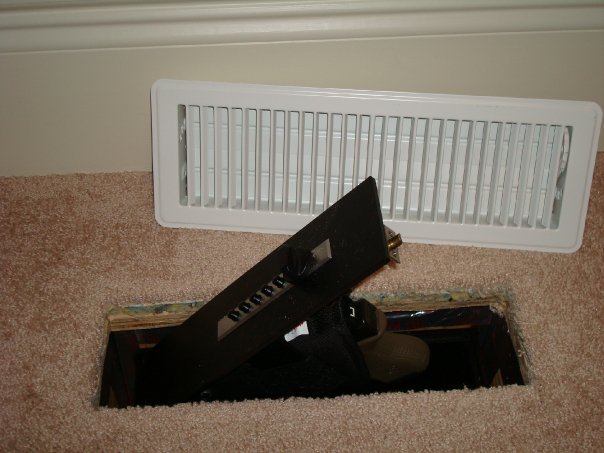 floor vent gun safe