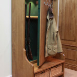 hall tree gun cabinet