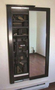 mirror gun safe