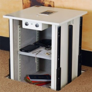 automatic lift from floor gun safe