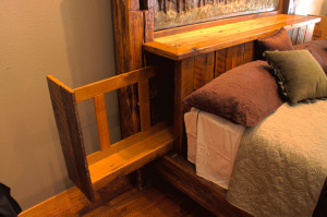 Headboard Secret gun safe