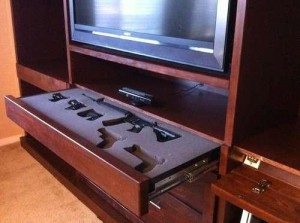 Entertainment Center Gun Safe